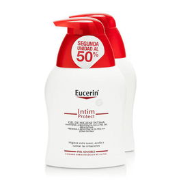 Eucerin INTIM PROTECT GEL HIGINE INTIMA Lote 2 x 250 ml, Gel de Higiene Íntima Sensible para Mujer