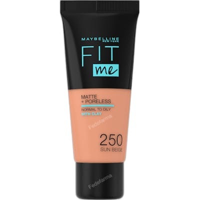 Maybelline Fit Me Matte+Poreless Foundation #250-sun beige