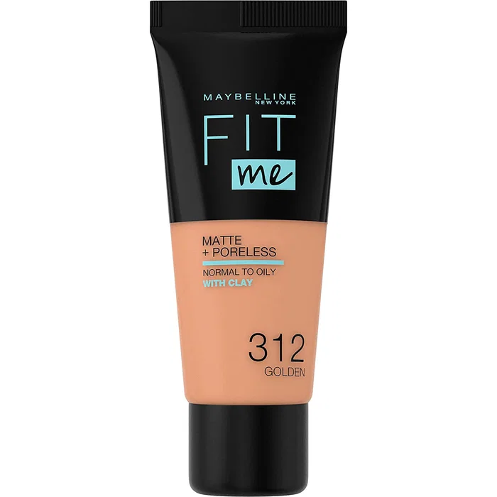 Maybelline Fit Me Matte + Poreless Base Líquida 312-golden Maybelline Fit Me Matte + Poreless Base Líquida 312-golden