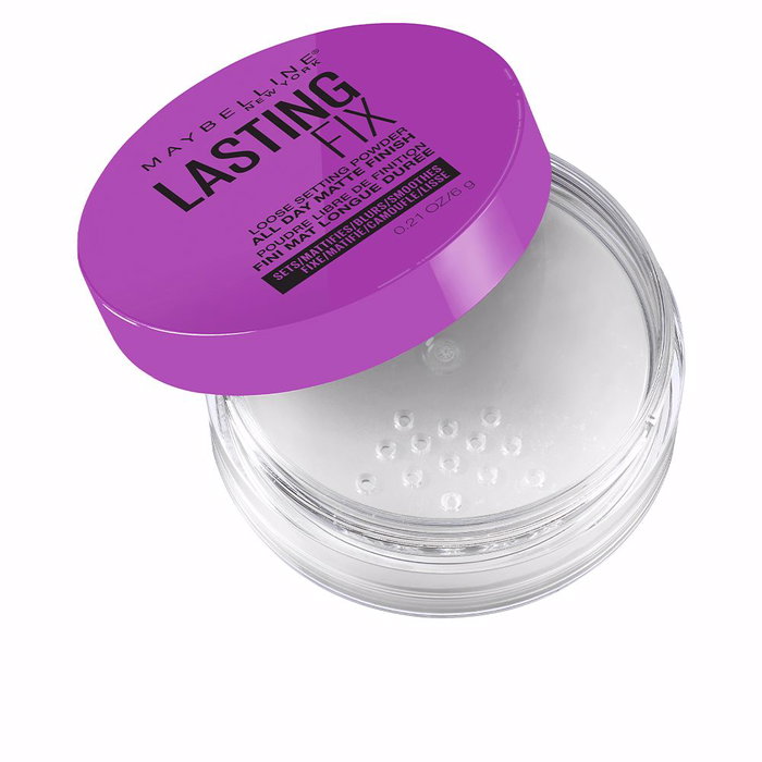 Maybelline Polvos Sueltos Master Fix Perfecting Loose Powder Tono 01 Translucent Acabado Mate Fijador de Maquillaje 6gr