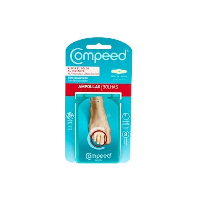 Compeed Apósitos para Ampollas entre Dedos de los Pies, 8 unidades