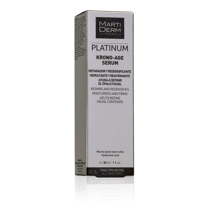 Martiderm PLATINUM KRONO-AGE Sérum Antiedad Reafirmante, Hidratante, Antioxidante con 30 ml