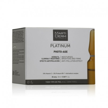 Martiderm Platinium Photo-Age HA+ 30 Ampollas de 2 ml Martiderm Platinium Photo-Age HA+ 30 Ampollas de 2 ml