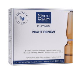Martiderm PLATINUM NIGHT RENEW 10 ampollas de 2 ml