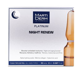 Ampollas Martiderm Platinum Night Renew