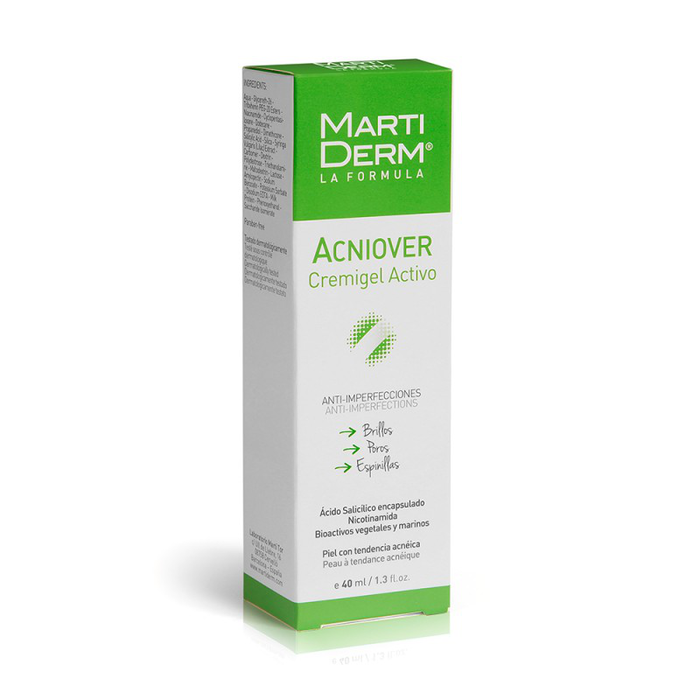 Martiderm Acniover Cremigel Activo para Piel Grasa y Acneica 40 ml
