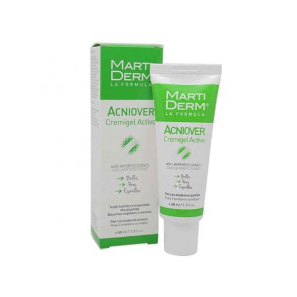 Martiderm Acniover Cremigel Activo para Piel Grasa y Acneica 40 ml