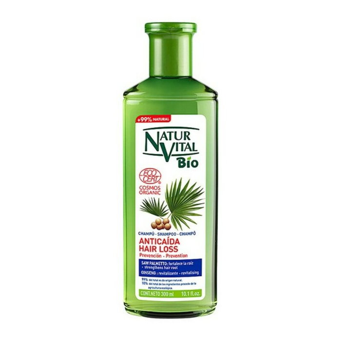 NaturVital Champú BIO ECOCERT anticaída 300 ml