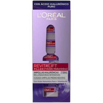 L'Oréal Paris Revitalift Filler Ácido Hialurónico Ampollas Intensivas 7 x 1,3 ml L'Oréal Paris Revitalift Filler Ácido Hialurónico Ampollas Intensivas 7 x 1,3 ml