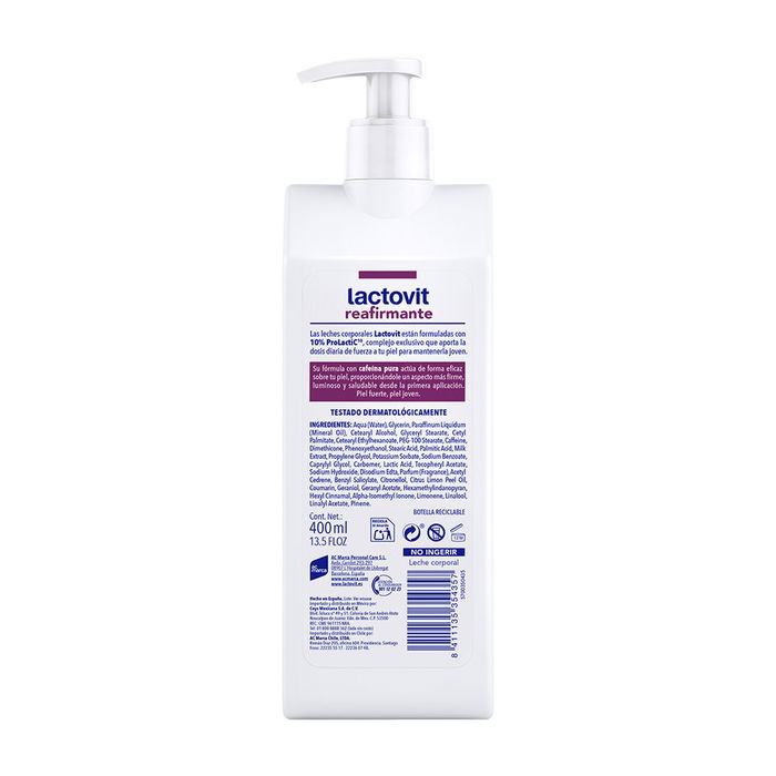 Lactovit Leche Corporal Reafirmante Original 400 ml