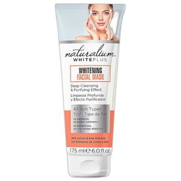 Naturalium Mascarilla Facial Blanqueadora y Purificante - Con Extracto de Limón y Kiwi - Sin Parabenos - Para Todo Tipo de Piel - 175 ml
