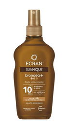 Ecran Aceite Protector Ecran Sunnique Broncea F10 200 ml. Español