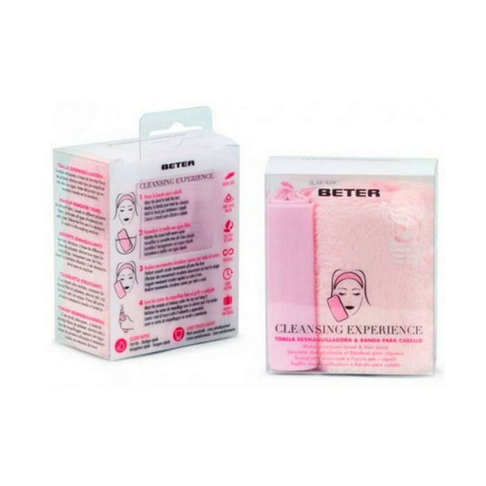 Beter Cleansing Experience Kit de toalla desmaquilladora y banda para el cabello (2 u) Beter Cleansing Experience Kit de toalla desmaquilladora y banda para el cabello (2 u)
