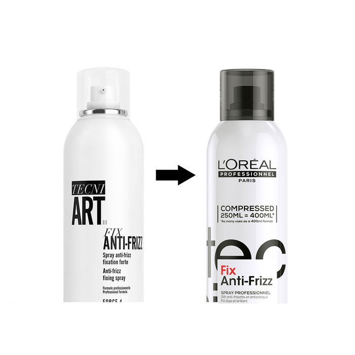 L'Oréal Professionnel Paris Tecni Art Fix Anti-Frizz Laca Fuerza 4 250 ml | Protección 24h Contra Encrespamiento