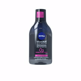 Nivea Agua Micelar Profesional Bifásica Waterproof, Desmaquillante para Todo Tipo de Pieles, 400 ml