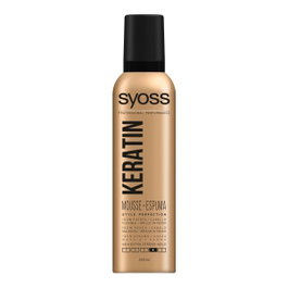 Syoss Keratin Mousse Flexible y Brillo 250 ml