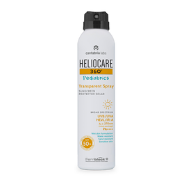 Heliocare 360 Pediatrics Transparent Spray SPF50+ Protector Solar Transparente 200 ml