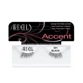 Ardell ACCENT pestañas #301 black 1 unidad, pestañas postizas Cruelty Free