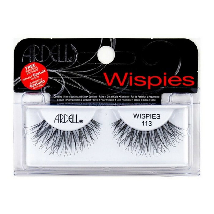 Ardell WISPIES Pocket Pack #113-Black Pestañas Postizas para Volumen Extra