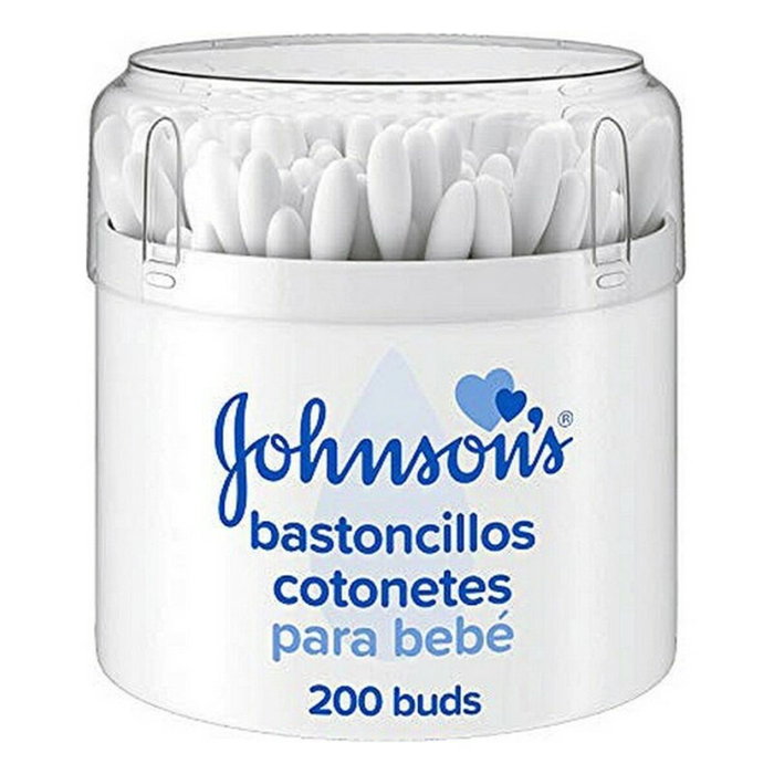 Johnson's Baby Bastoncillos de Algodón x 200 u