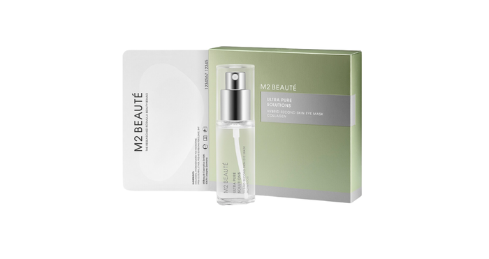 M2 Beauté HYBRID Second Skin Eye Mask Collagen 7 aplicaciones