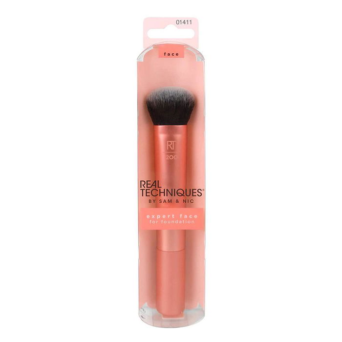 Real Techniques Brocha de Maquillaje Expert Face Brush para Base de Maquillaje 1 u Real Techniques Brocha de Maquillaje Expert Face Brush para Base de Maquillaje 1 u