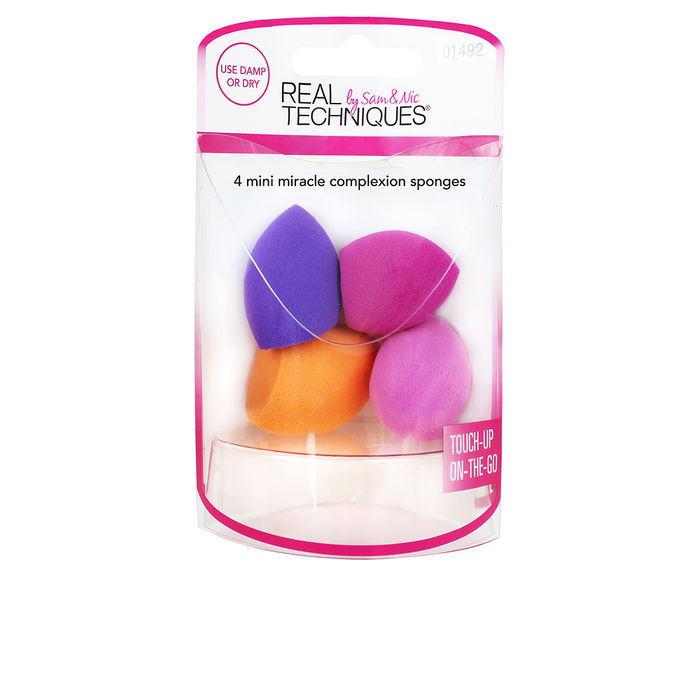 Real Techniques Miracle Complexion Mini Sponges Set de Maquillaje 4pz