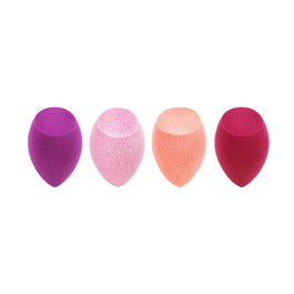 Real Techniques Mini Miracle Complexion Sponges - Set de 4 esponjas de maquillaje para aplicar, difuminar y acabado natural. Cruelty Free y Vegano.