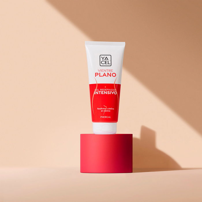 Yacel VIENTRE PLANO Gel Reductor Intensivo para Abdomen 200 ml con Adipo-Burn VP Complex, Cafeína, Carnitina y Centella Asiática - Tratamiento Reafirmante y Anti-grasa