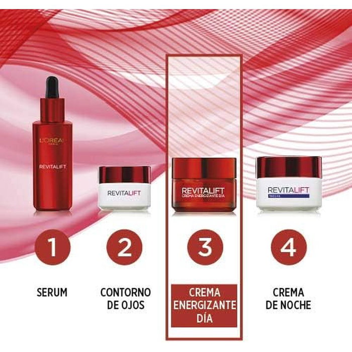 L'Oréal Paris REVITALIFT GINSENG ROJO Crema Día Energizante 50 ml