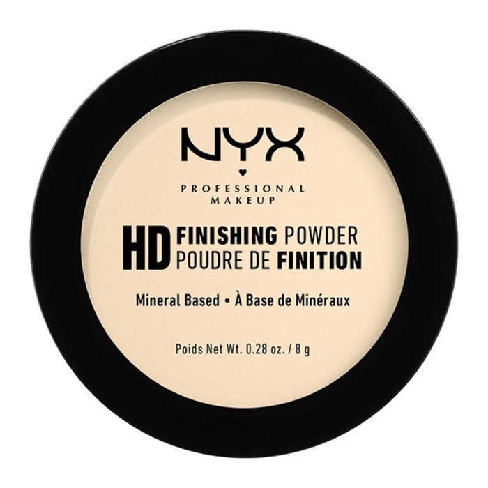 NYX Professional Make Up HD FINISHING POWDER - Polvo Compacto Mineral Translúcido para Acabado Mate - 8 g