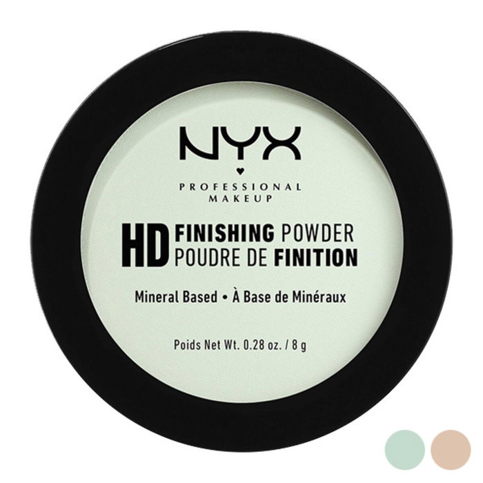 NYX Professional Make Up HD FINISHING POWDER - Polvo Compacto Mineral Translúcido para Acabado Mate - 8 g