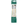 Ecotools EYE ENHANCING DUO, Set de 2 Pinceles de Maquillaje para Ojos con 4 Cabezales para Sombrear, Definir, Mezclar, Cruelty Free y Vegano