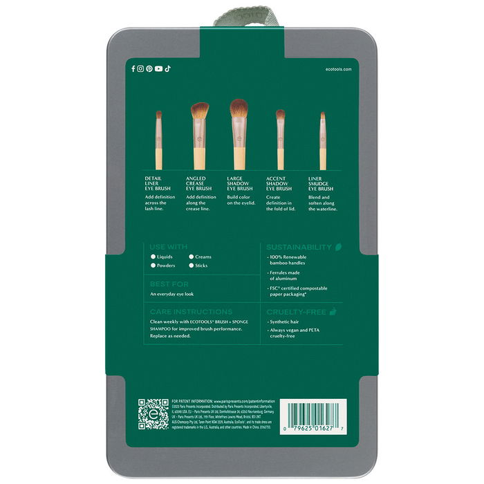 Ecotools DAILY DEFINED EYE Lote 6 pz Set de Maquillaje para Ojos