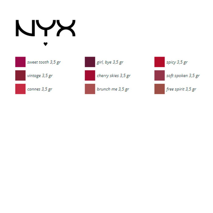 Pintalabios Suede NYX spicy 3,5 gr