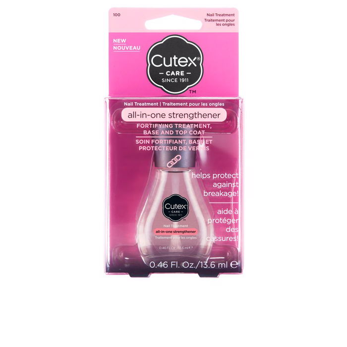 Cutex FORTIFYING TREATMENT base & top coat Esmalte de Uñas Fortalecedor 13,6 ml
