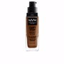 NYX CAN'T STOP WON'T STOP full coverage foundation #cappucciono - Base de Maquillaje Fluida de Cobertura Total, Acabado Mate 24h, 30 ml, Vegano y Cruelty Free