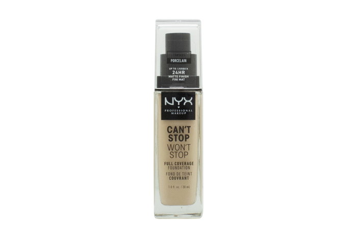 NYX Can't Stop Won't Stop Full Coverage 24H Foundation 30ml - Porcelain