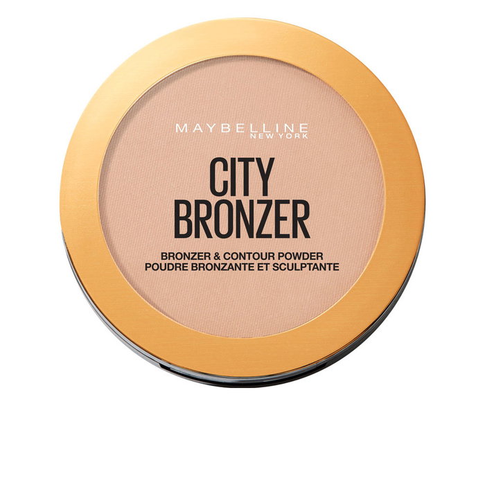 Maybelline CITY BRONZER Bronzer & Contour Powder en Polvos #250 Medium Warm - Acabado Mate y Natural para Bronceado y Contouring - 8 g