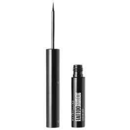 MAYBELLINE Tattoo Studio Liquid Ink Delineador de Ojos Líquido de Tatuaje, Larga Duración, 710 Inked Black