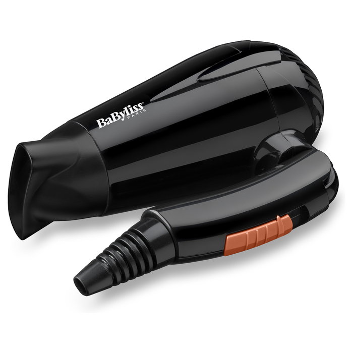 Babyliss 5344E Travel Dry 2000 Secador de Pelo de Viaje Negro