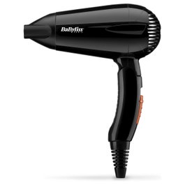 Babyliss 5344E Travel Dry 2000 Secador de Pelo de Viaje Negro