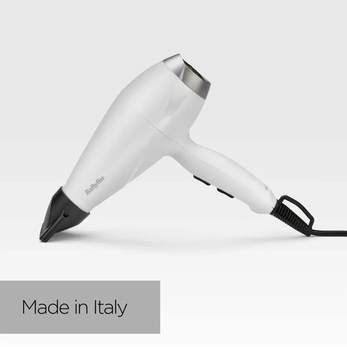 Babyliss 6704WE Secador Profesional AC Speed Pro 2000W con Motor AC de Alto Rendimiento y Flujo de Aire 100km/h