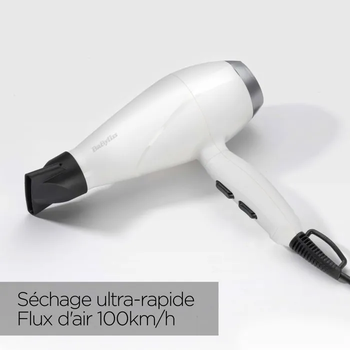 Babyliss 6704WE Secador Profesional AC Speed Pro 2000W con Motor AC de Alto Rendimiento y Flujo de Aire 100km/h