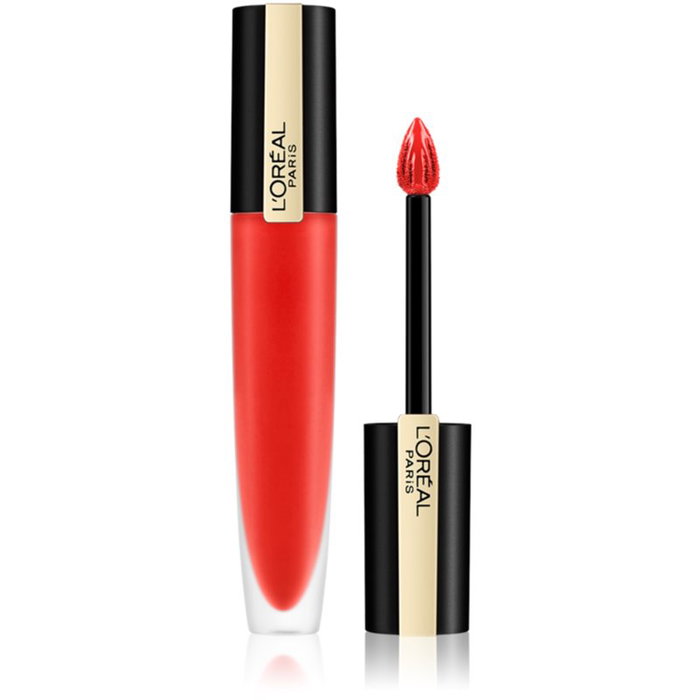 L'Oreal Paris, Rouge Signature, Mate, Lápiz labial líquido, 113, I Dont, 7 ml L'Oreal Paris, Rouge Signature, Mate, Lápiz labial líquido, 113, I Dont, 7 ml