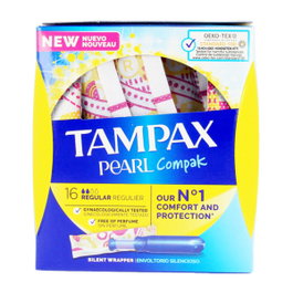 Tampax Pearl Compak Tampón Regular 16 u
