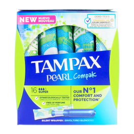 Tampax Pearl Compak Super 16 u