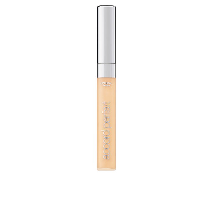 L'Oréal Paris ACCORD PARFAIT Corrector Líquido #1N Ivoire - 6.8 ml, Reduce Ojeras y Bolsas, Cobertura Duradera