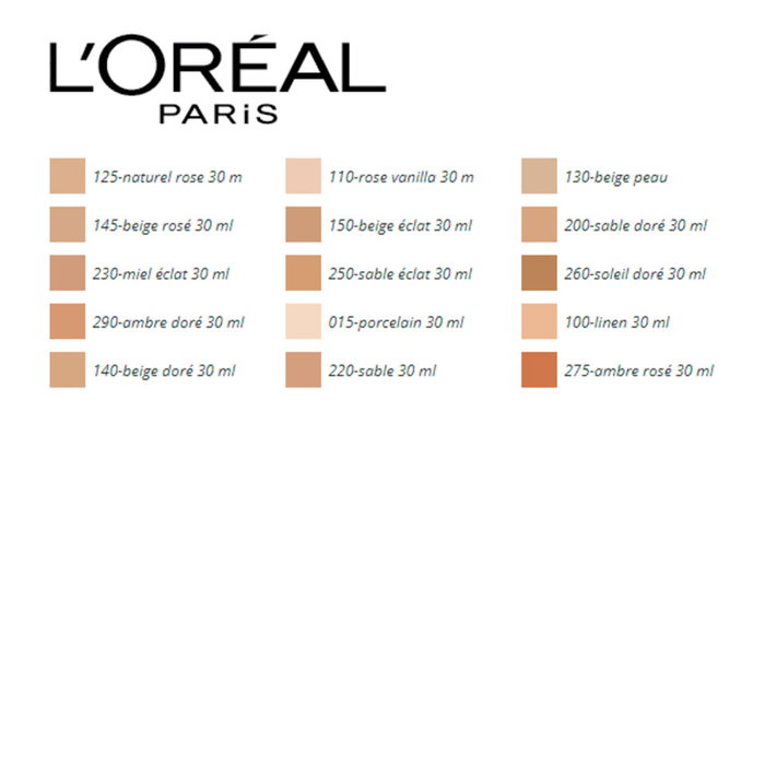 L'Oréal Paris Infallible Base Líquida 125 Rosa Natural SPF 25