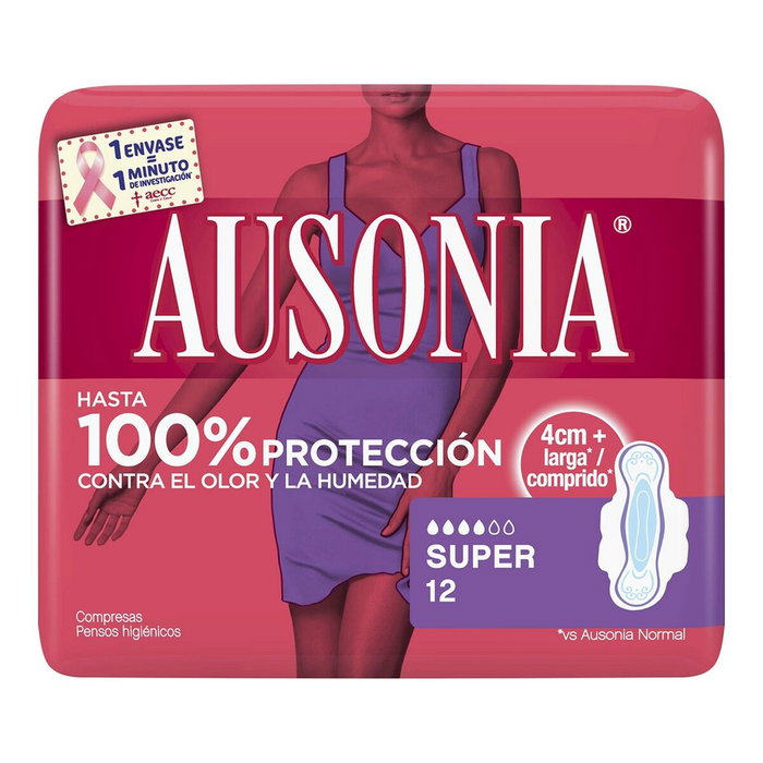 Ausonia Compresas Super Alas 12 u Ausonia Compresas Super Alas 12 u
